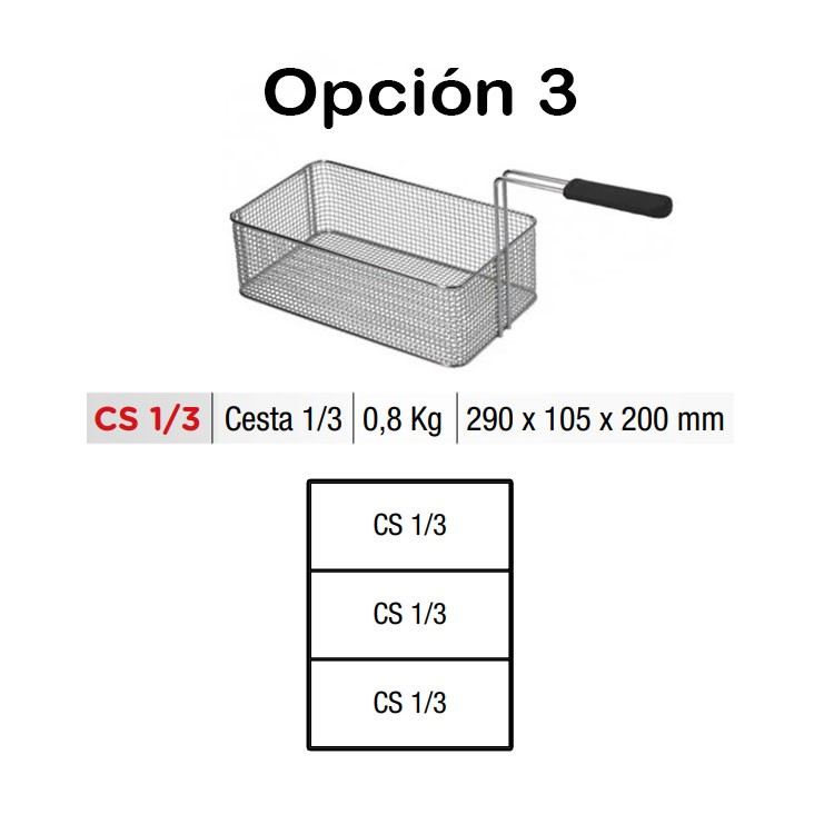 -OPCIÓN 3- CESTAS CUECE PASTAS