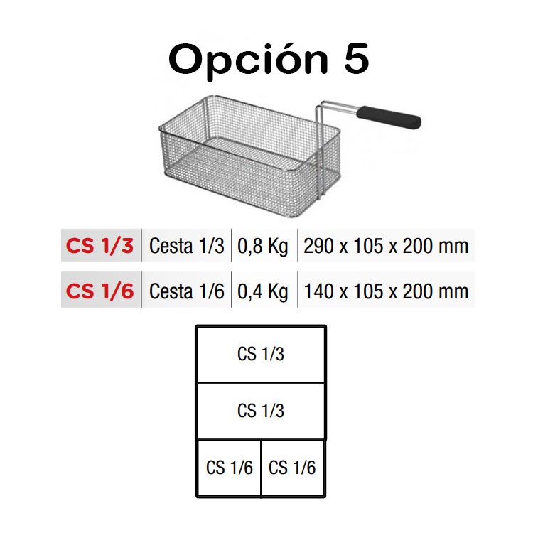 -OPCIÓN 5- CESTAS CUECE PASTAS