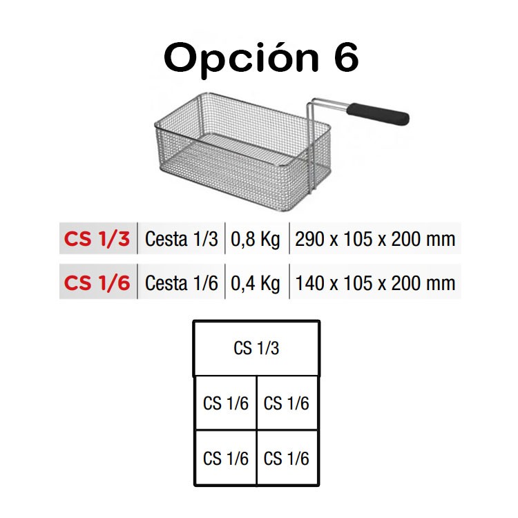 -OPCIÓN 6- CESTAS CUECE PASTAS