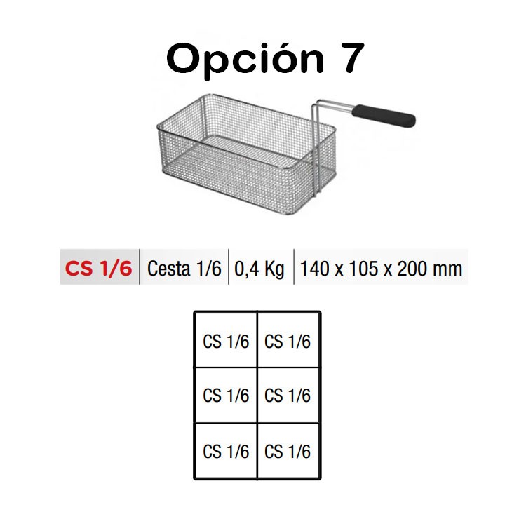 -OPCIÓN 7- CESTAS CUECE PASTAS