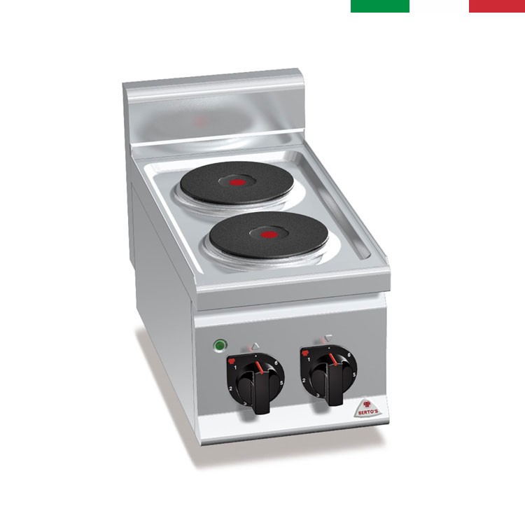 COCINA 2 FOGONES ELÉCTRICA F.60 SOBREMESA