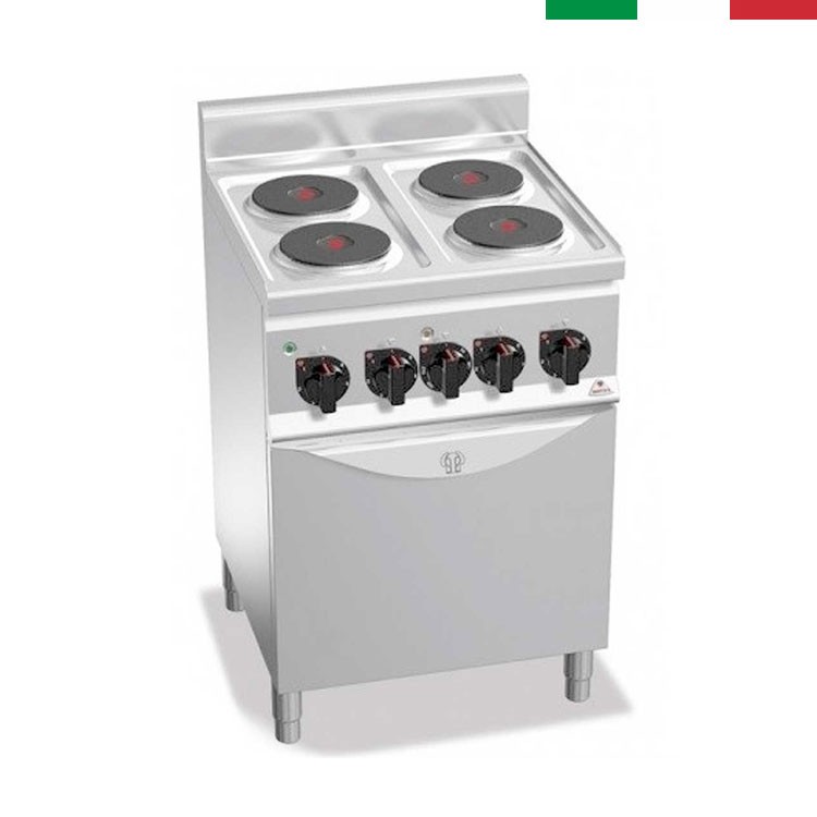 COCINA 4 FOGONES ELÉCTRICA F.60 HORNO