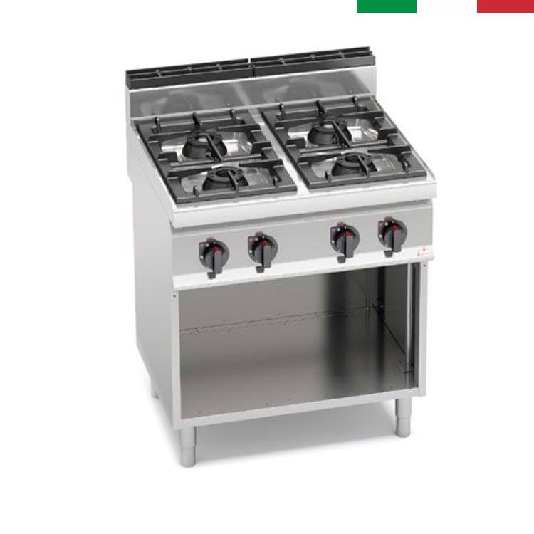 COCINA 4 FOGONES GAS MUEBLE FONDO 70