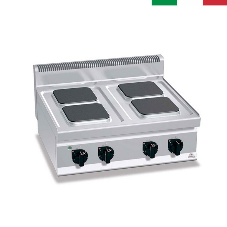 COCINA 4 FOGONES F. 70 ELÉCTRICA SOBREMESA