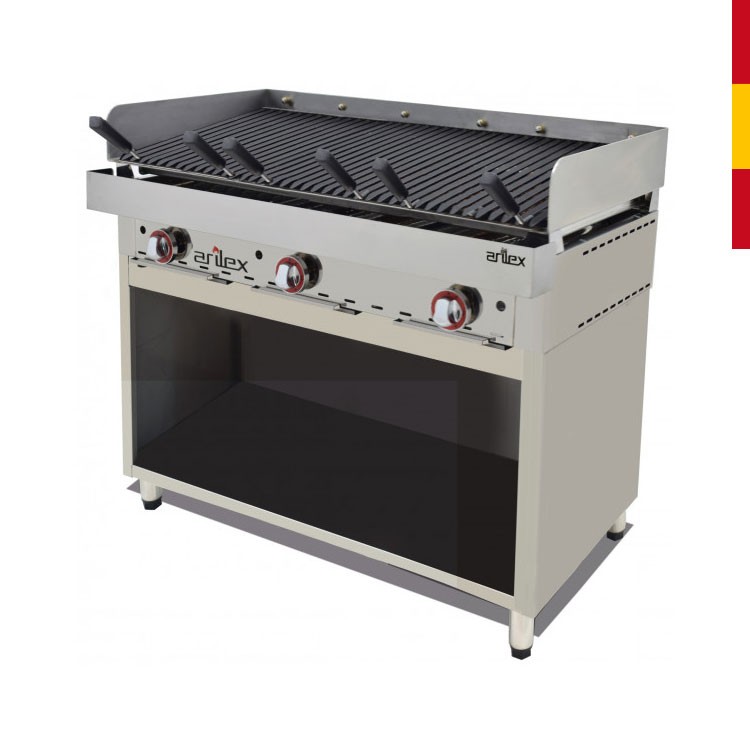 MUEBLE ACERO INOX. 100X49 DE FRYTOPS/PARRILLA