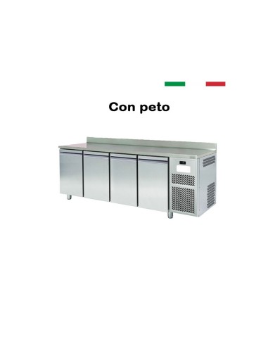 MESA REFRIGERADA 4 PUERTAS FONDO 60 CM